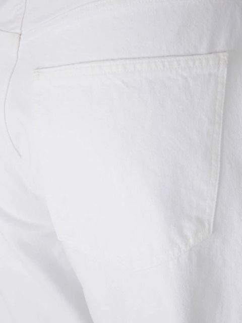 AGOLDE buttoned straight jeans - White