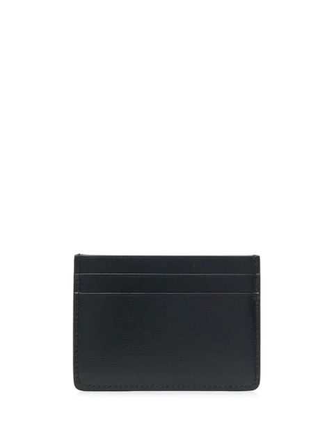 Jil Sander logo-lettering leather cardholder - Black - zdjęcie produktu nr 2