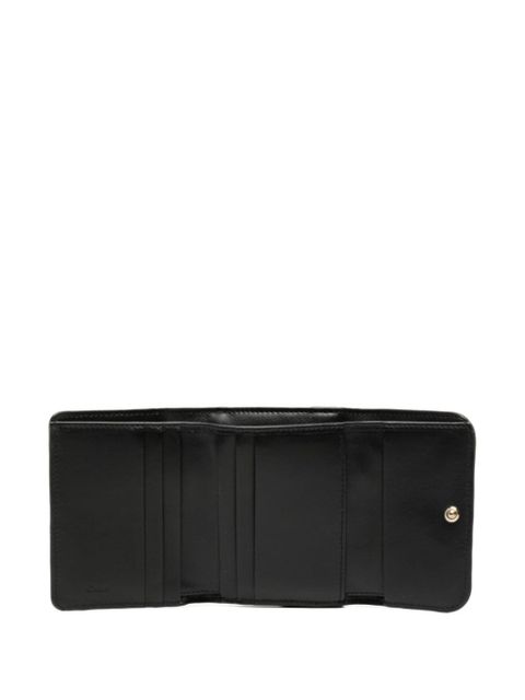 Chloé Sense tri-fold leather wallet - Black