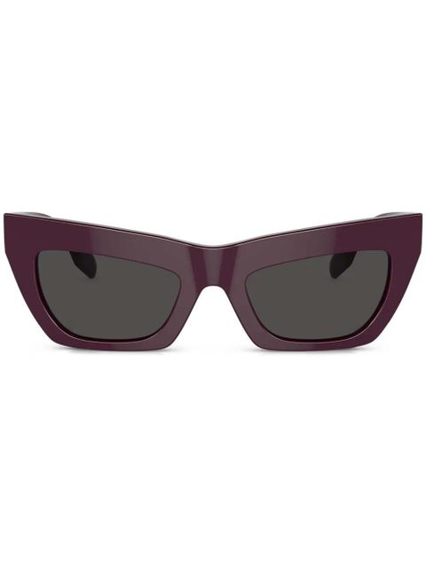 Burberry Eyewear logo-plaque sunglasses - Red - zdjęcie produktu nr 1