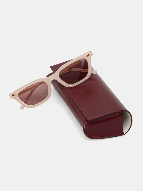 Gucci okulary przeciwsłoneczne damskie kolor różowy GG1944S