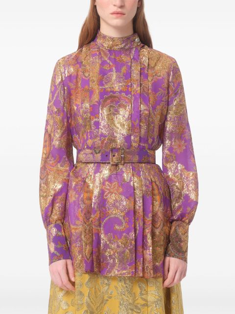 Valentino Garavani Apres L'Hiver blouse - Purple - zdjęcie produktu nr 2