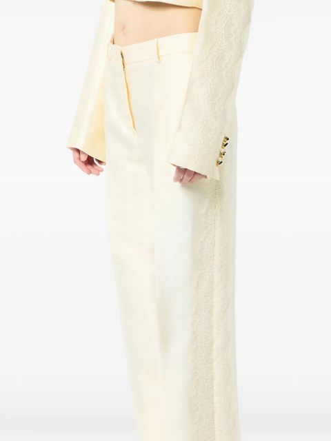 Blumarine wide-leg trousers - Neutrals