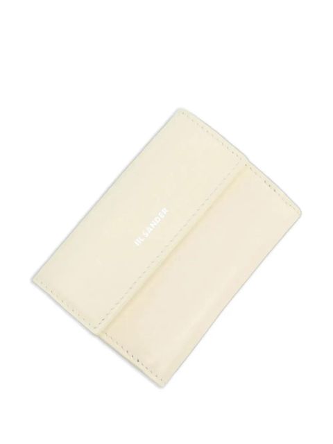 Jil Sander leather wallet - Neutrals