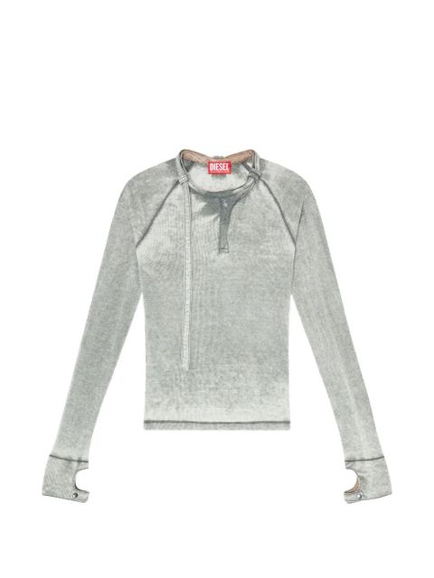Diesel T-Ecla long-sleeve T-shirt - Grey - zdjęcie produktu nr 1