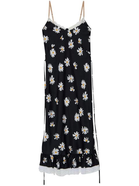 Moschino daisy-print midi dress - Black - zdjęcie produktu nr 1