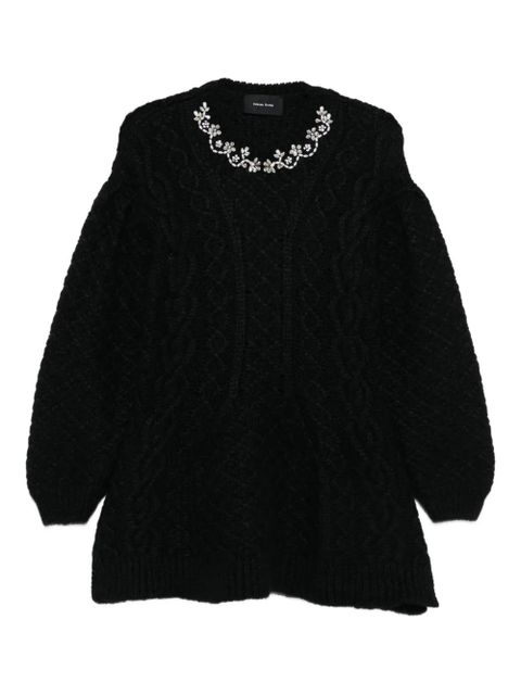Simone Rocha embellished sweater - Black - zdjęcie produktu nr 1