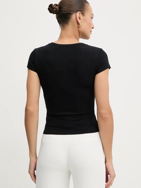 Guess t-shirt damski kolor czarny W5YI29 K49A1