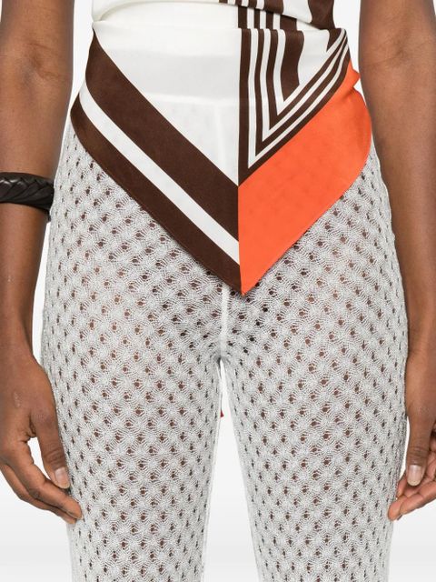 Missoni open-knit trousers - White
