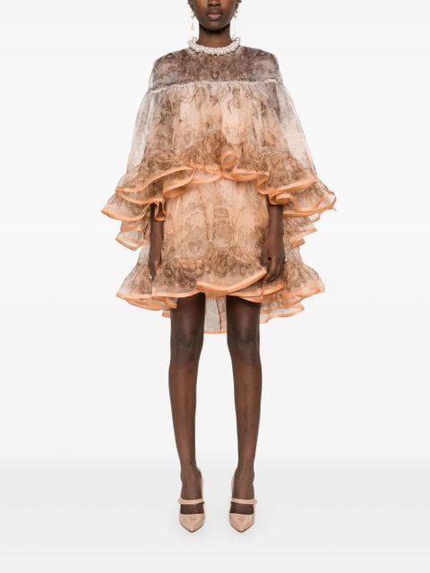 ZIMMERMANN embellished mini dress - Orange - zdjęcie produktu nr 2