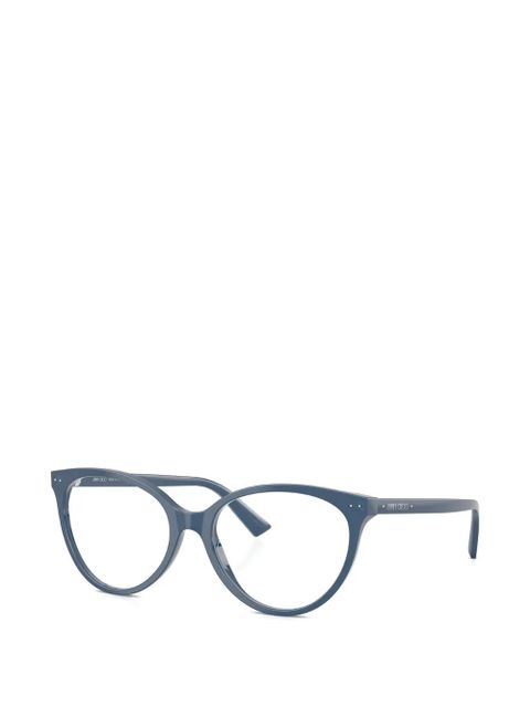 Jimmy Choo oval frame glasses - Blue - zdjęcie produktu nr 2
