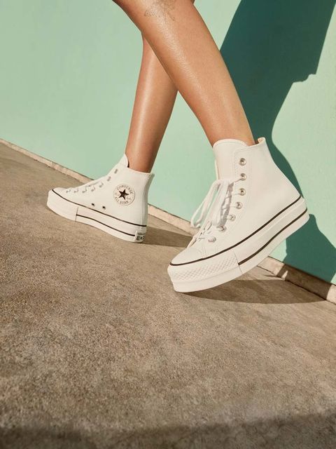 Converse trampki Chuck Taylor All Star Lift Platform kolor biały 561676C