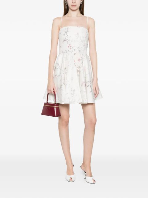 Givenchy A-line floral-print mini dress - White - zdjęcie produktu nr 2
