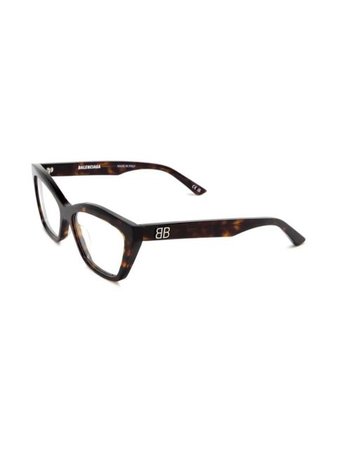 Balenciaga Eyewear cat-eye glasses - Brown