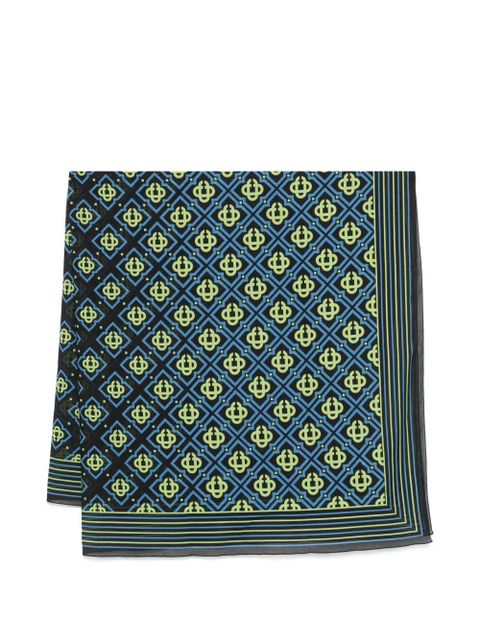 Casablanca Degrade Monogram kaftan - Black - zdjęcie produktu nr 1