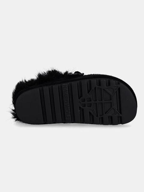 Naked Wolfe kapcie zamszowe Harlow kolor czarny Harlow Black Suede
