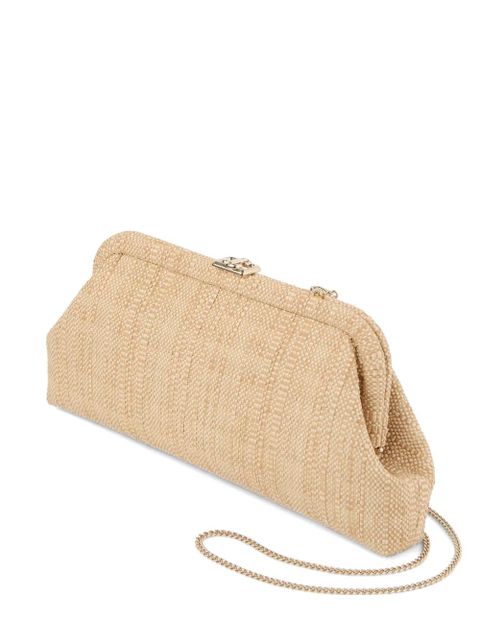 Jimmy Choo Skylar logo-plaque clutch bag - Neutrals - zdjęcie produktu nr 1