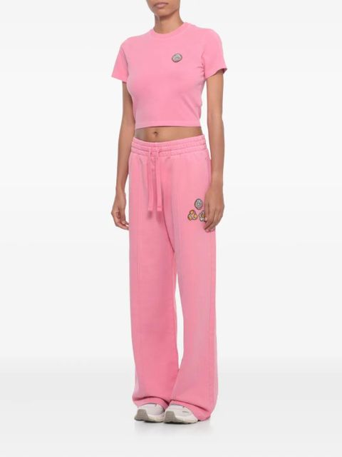 Casablanca logo-patch T-shirt - Pink