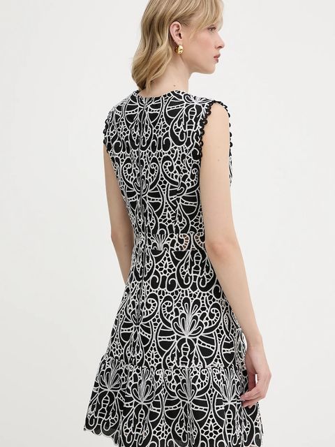 Morgan sukienka kolor czarny mini rozkloszowana RYLAC