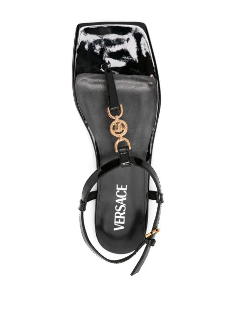 Versace Medusa '95 leather sandals - Black