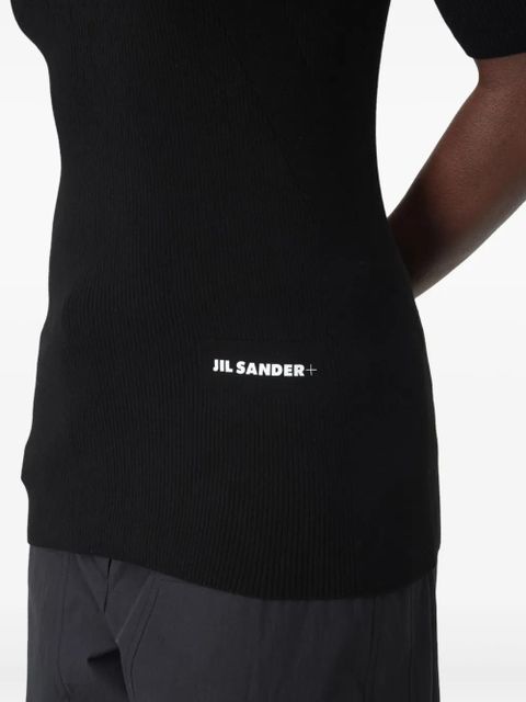 Jil Sander ribbed short-sleeve T-shirt - Black