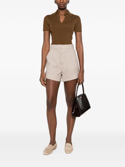 Max Mara Celebre cuffed shorts - Neutrals - zdjęcie produktu nr 2