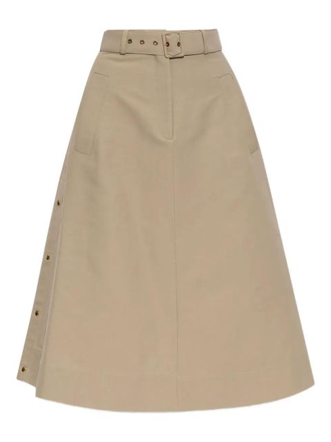 Moncler cotton mini skirt - Neutrals - zdjęcie produktu nr 1