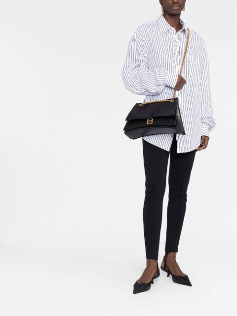 Balenciaga medium Crush chain-strap shoulder bag - Black - zdjęcie produktu nr 2