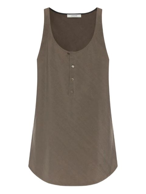 LEMAIRE scoop-neck top - Brown - zdjęcie produktu nr 1