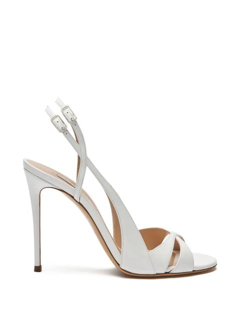 Casadei Julia buckle strappy sandals - White - zdjęcie produktu nr 1