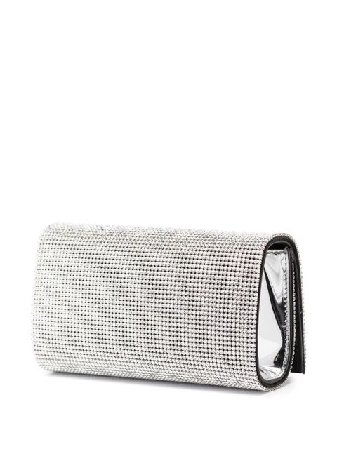 Dolce & Gabbana DG-logo crystal-embellished shoulder bag - Neutrals