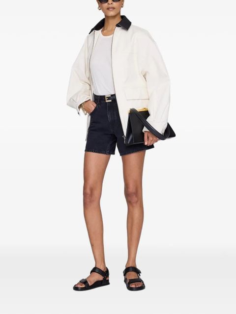 ANINE BING touch-strap sandals - Black