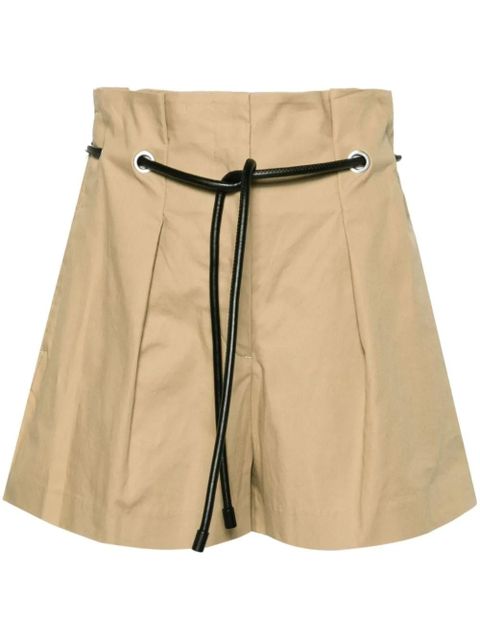 3.1 Phillip Lim Origami belted shorts - Neutrals - zdjęcie produktu nr 1