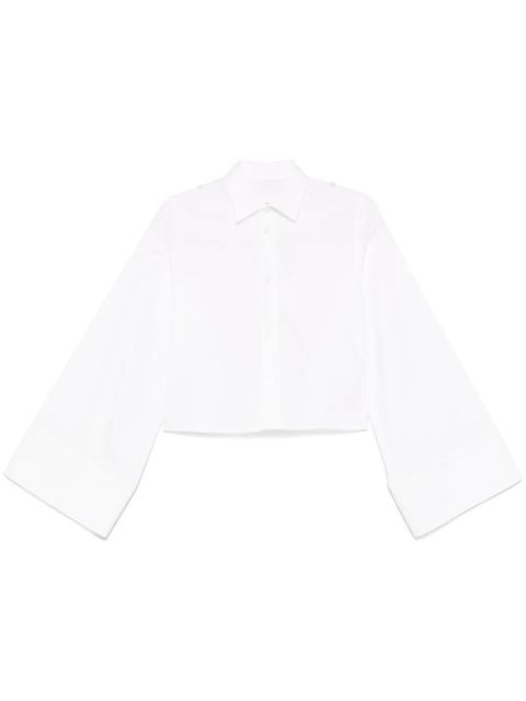 MM6 Maison Margiela cropped shirt - White - zdjęcie produktu nr 1