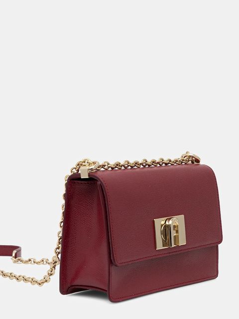 Furla torebka skórzana 1927 kolor bordowy BAFKACO.ARE000.CGQ00 - zdjęcie produktu nr 2