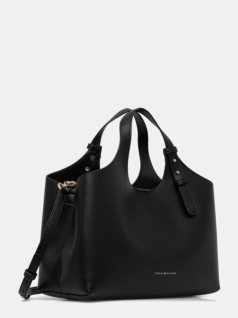 Tommy Hilfiger torebka kolor czarny AW0AW18282 - zdjęcie produktu nr 2