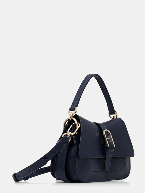 Furla torebka skórzana kolor granatowy WB01032.BX2045.4533S - zdjęcie produktu nr 2