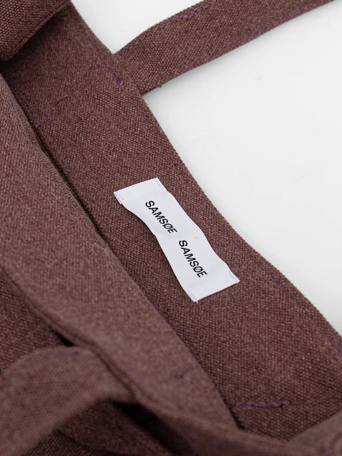 Samsoe Samsoe torba SALUCCA kolor fioletowy U25100003