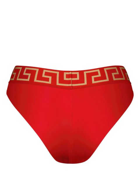 Versace Greca Border bikini bottoms - Red
