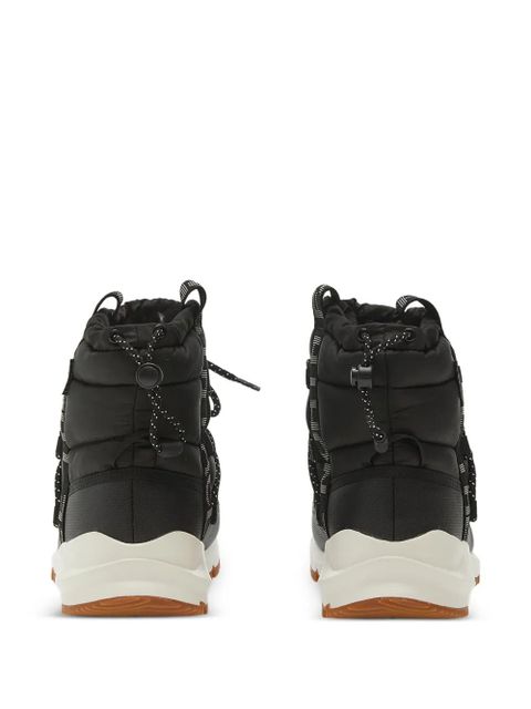The North Face quilted-design lace-up boots - Black