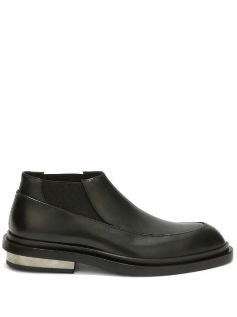 Jil Sander leather ankle boots - Black - zdjęcie produktu nr 1