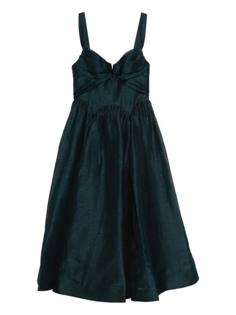 ZIMMERMANN pleated straps dress - Green - zdjęcie produktu nr 1