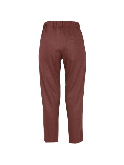 Alysi pockets straight trousers - Brown