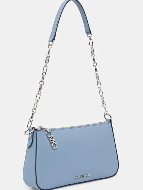 MICHAEL Michael Kors torebka skórzana kolor niebieski