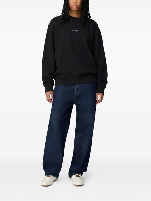 Axel Arigato logo-print organic cotton sweatshirt - Black - zdjęcie produktu nr 2