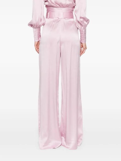 ZIMMERMANN silk tuck pants - Pink