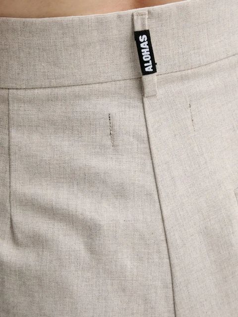 ALOHAS pleated palazzo pants - Neutrals