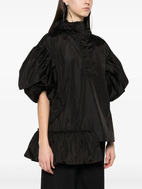 Simone Rocha ruffled top - Black