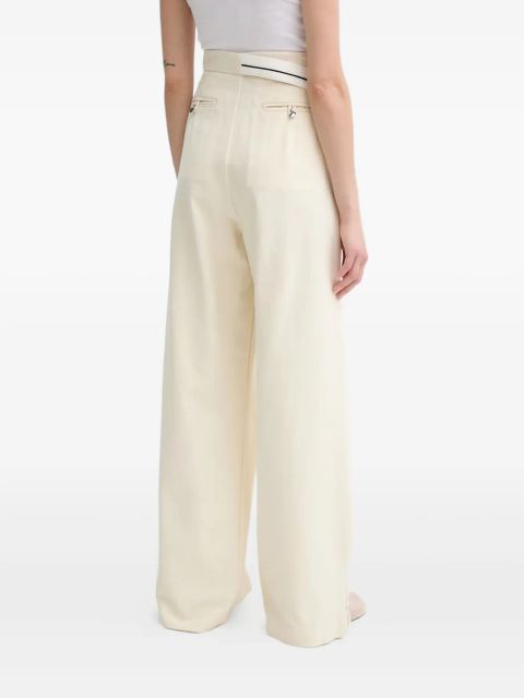 ALOHAS pleated panel trousers - Neutrals