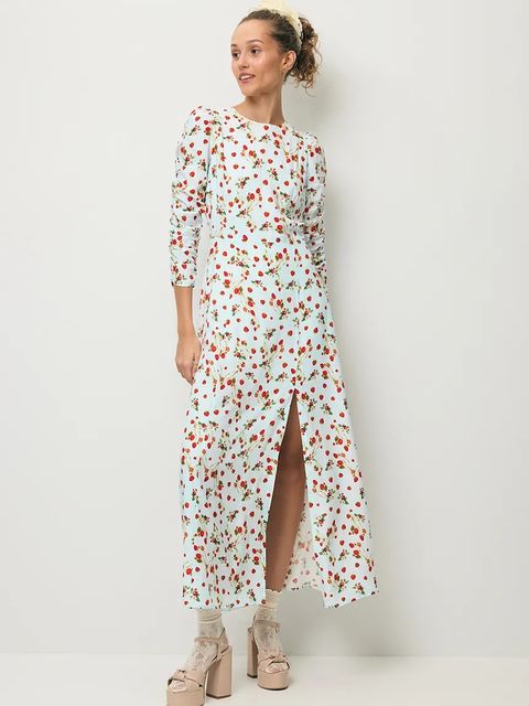 BIZUU sukienka letnia z wiskozą CALANA - zdjęcie produktu nr 1